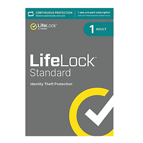 Norton 360 Lifelock Standard Security 5 Device for 1 Year