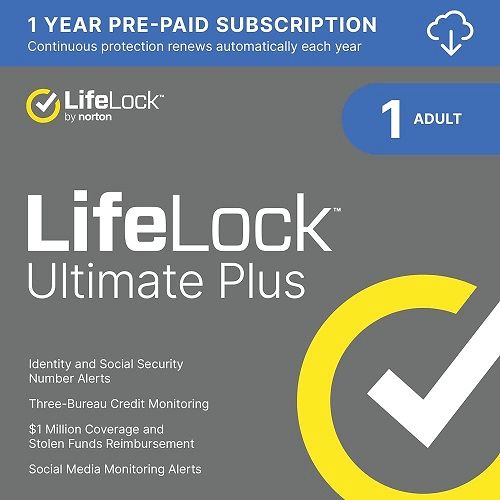 LifeLock Ultimate Plus by Norton - 1-Year / 1-Adult - US